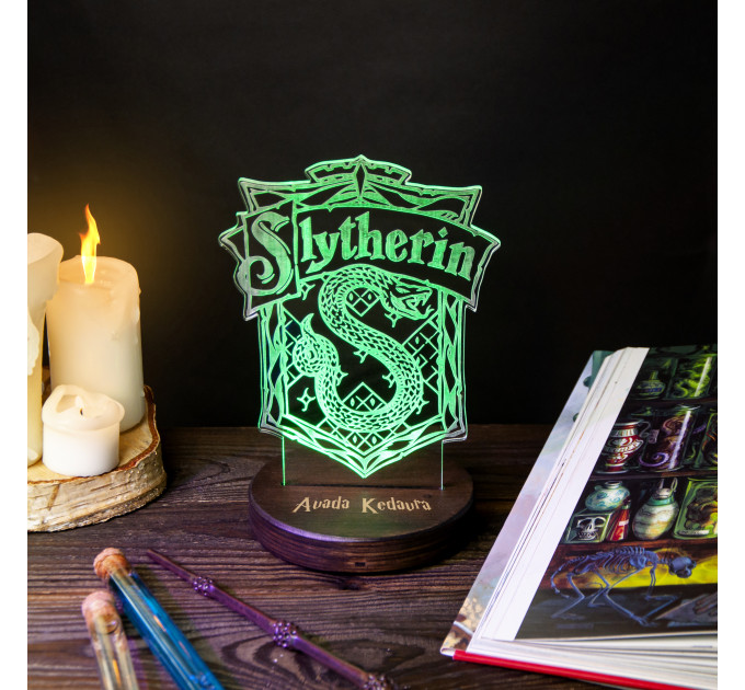 Led лампа Slytherin, Harry Potter