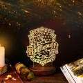 3d светильник ночник Hufflepuff, Harry Potter